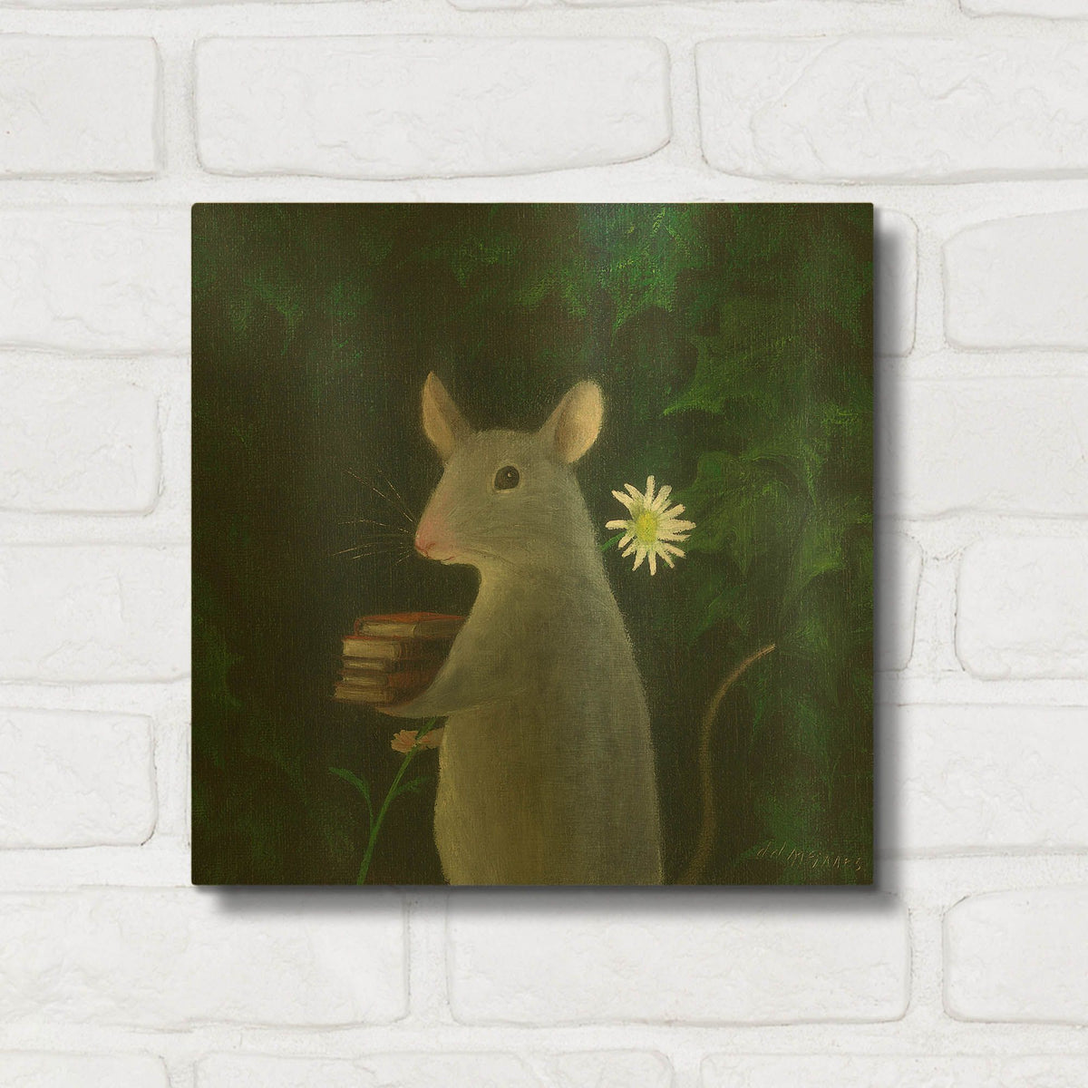 'The Imaginary Friend' By DD McInnes Gold Metal Wall Art