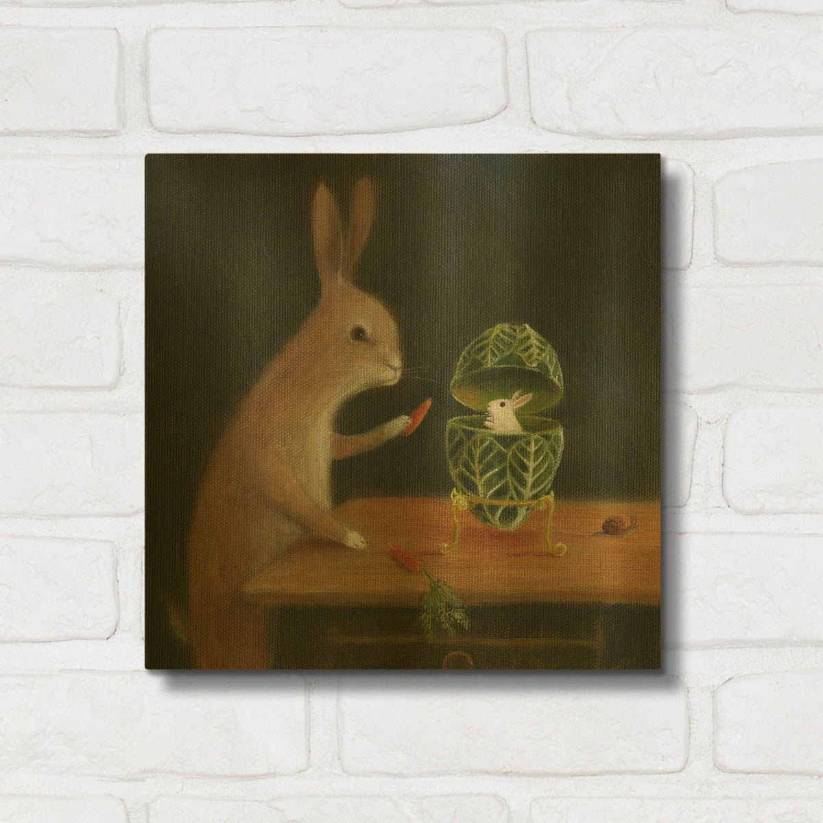 'Peter Carl Faberge' By DD McInnes Gold Metal Wall Art
