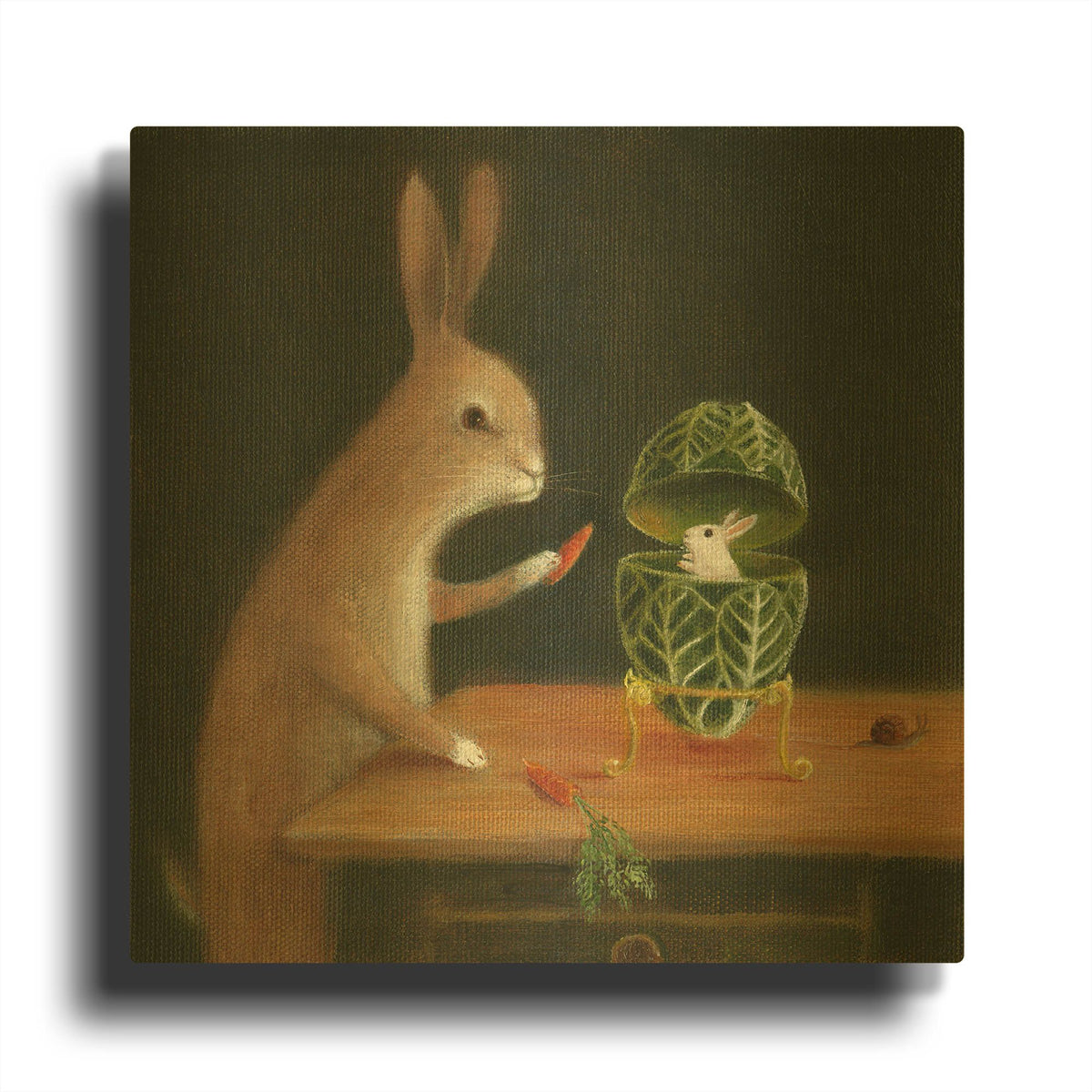 'Peter Carl Faberge' By DD McInnes Gold Metal Wall Art