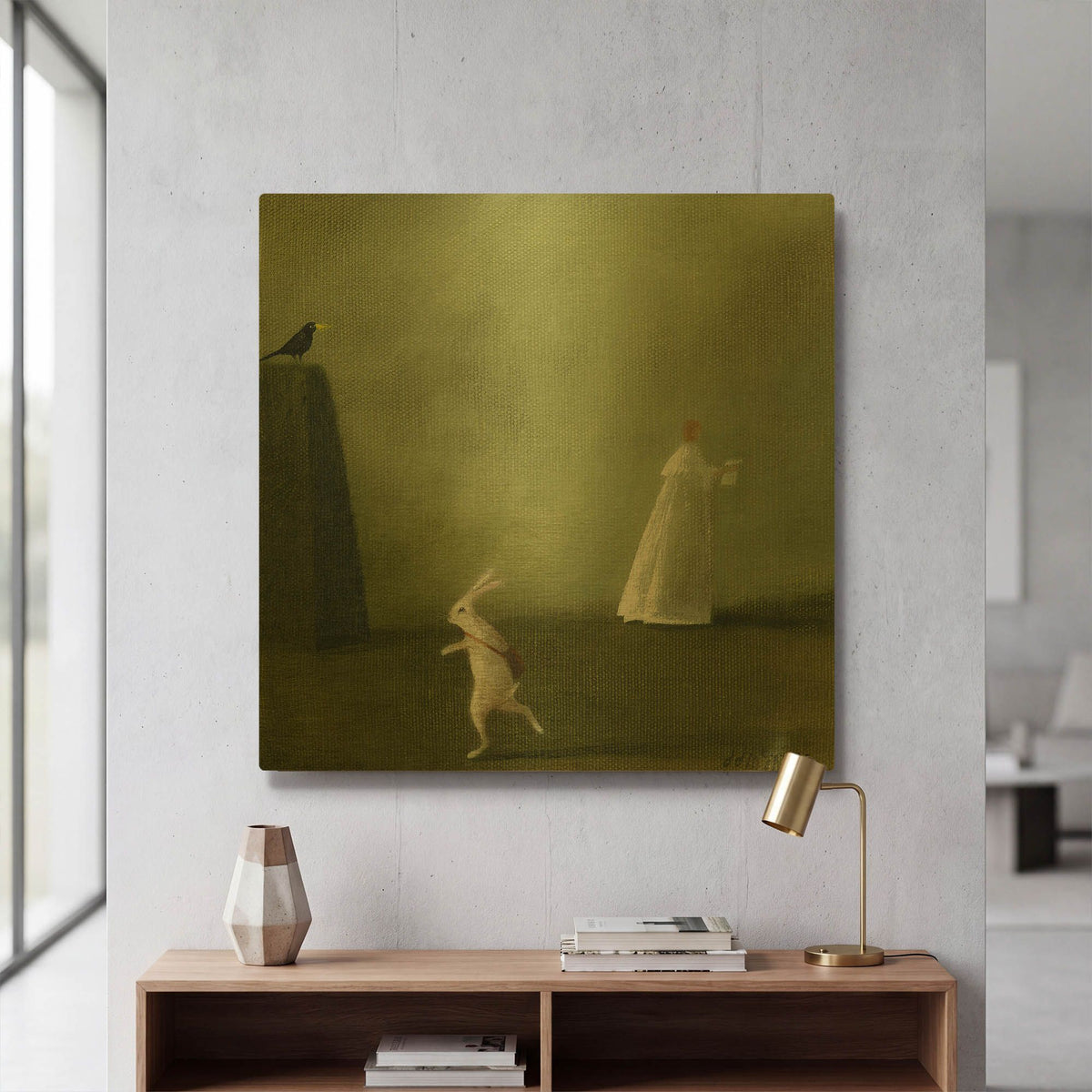 'The Ghost Letter' By DD McInnes Gold Metal Wall Art
