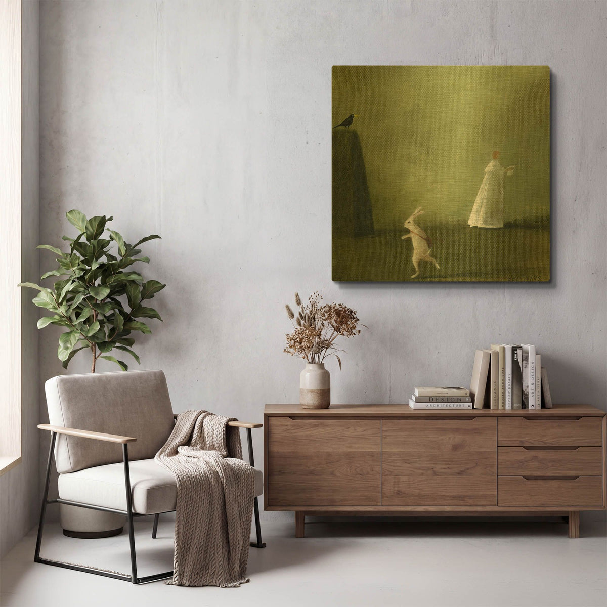 'The Ghost Letter' By DD McInnes Gold Metal Wall Art
