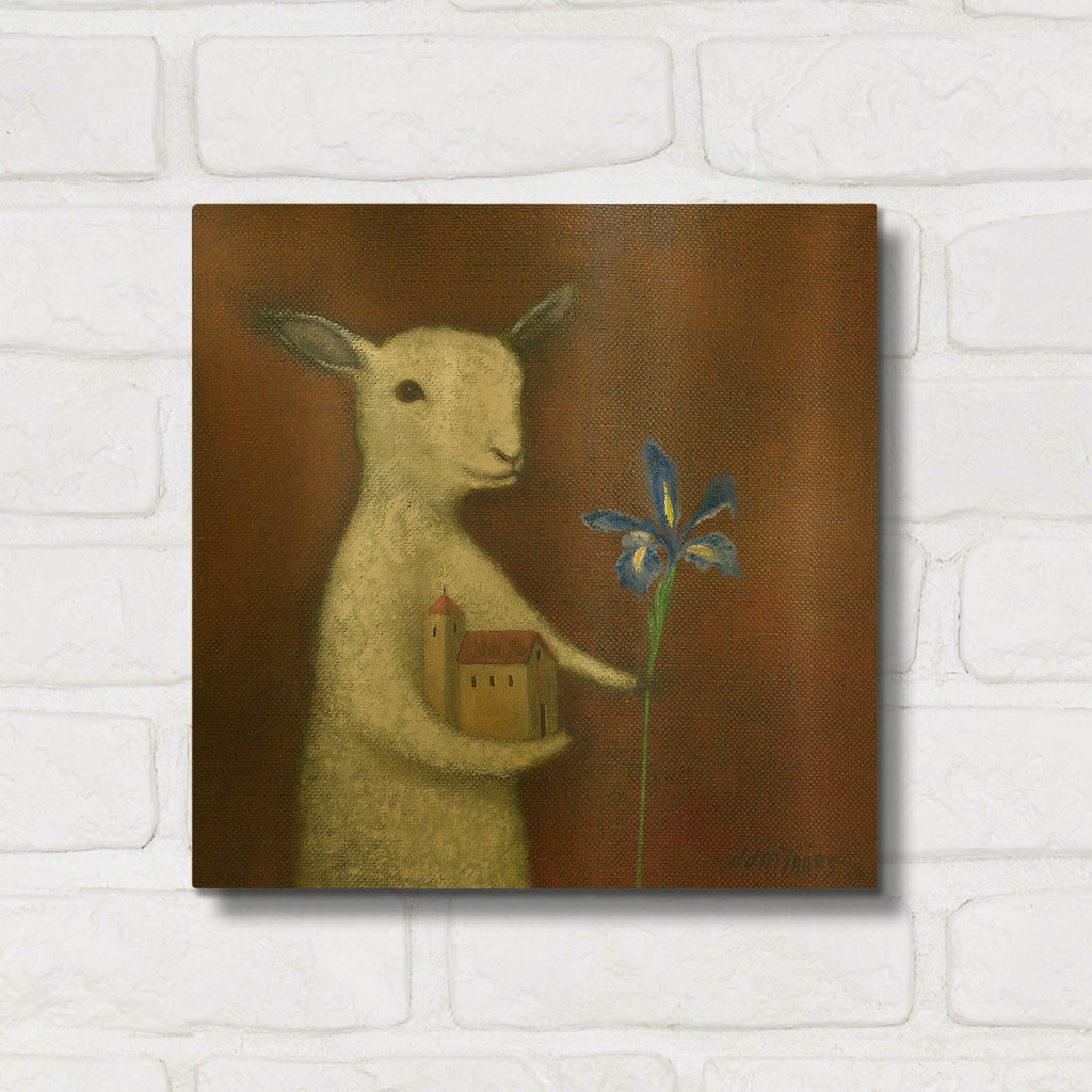 'The Model Maker' By DD McInnes Gold Metal Wall Art