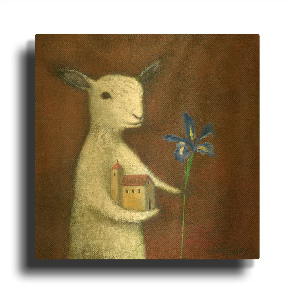'The Model Maker' By DD McInnes Gold Metal Wall Art