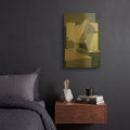 'Nautical Abstraction' By Fanou Montel Gold Metal Wall Art