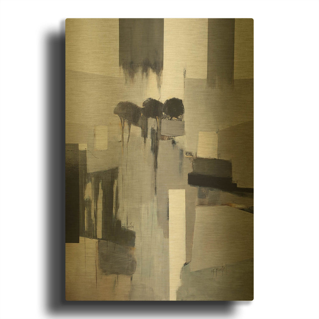 'Remain Standing' By Fanou Montel Gold Metal Wall Art