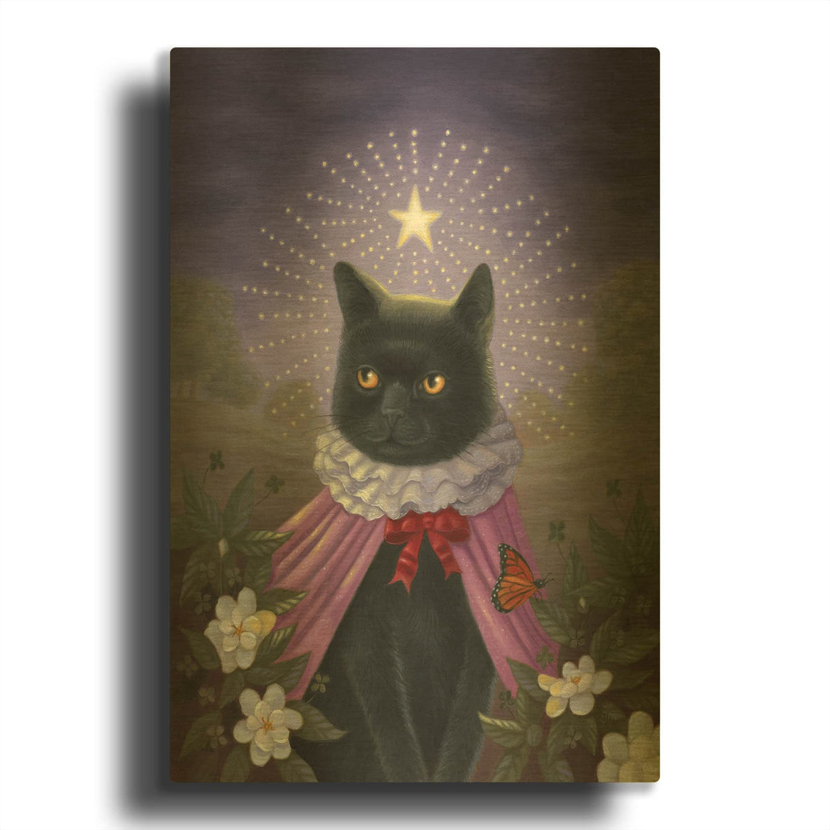 'Her Charms' By Gina Matarazzo Gold Metal Wall Art