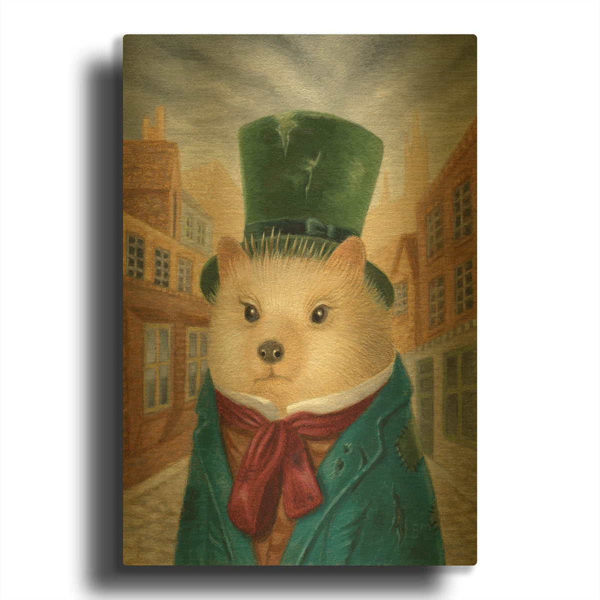 'Smythe' By Gina Matarazzo Gold Metal Wall Art