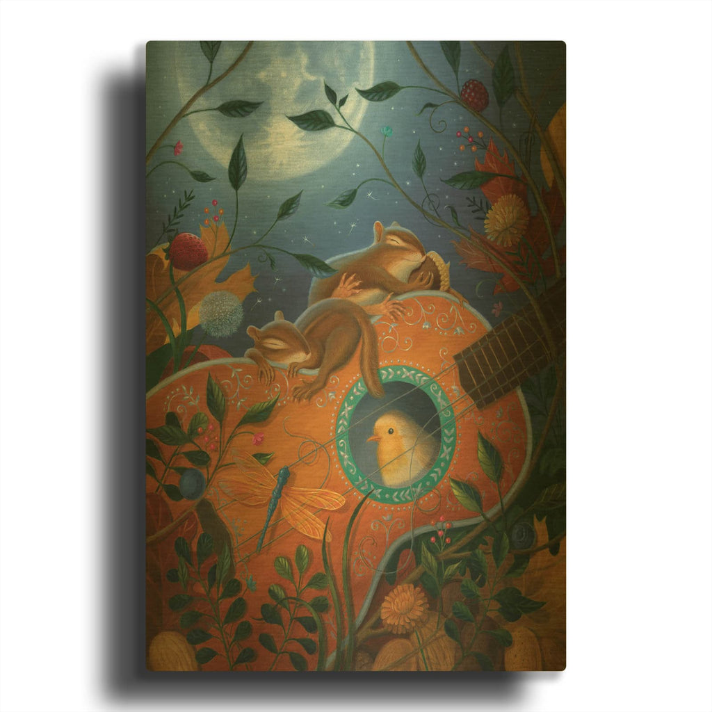 'Dandelion Dreams' By Gina Matarazzo Gold Metal Wall Art
