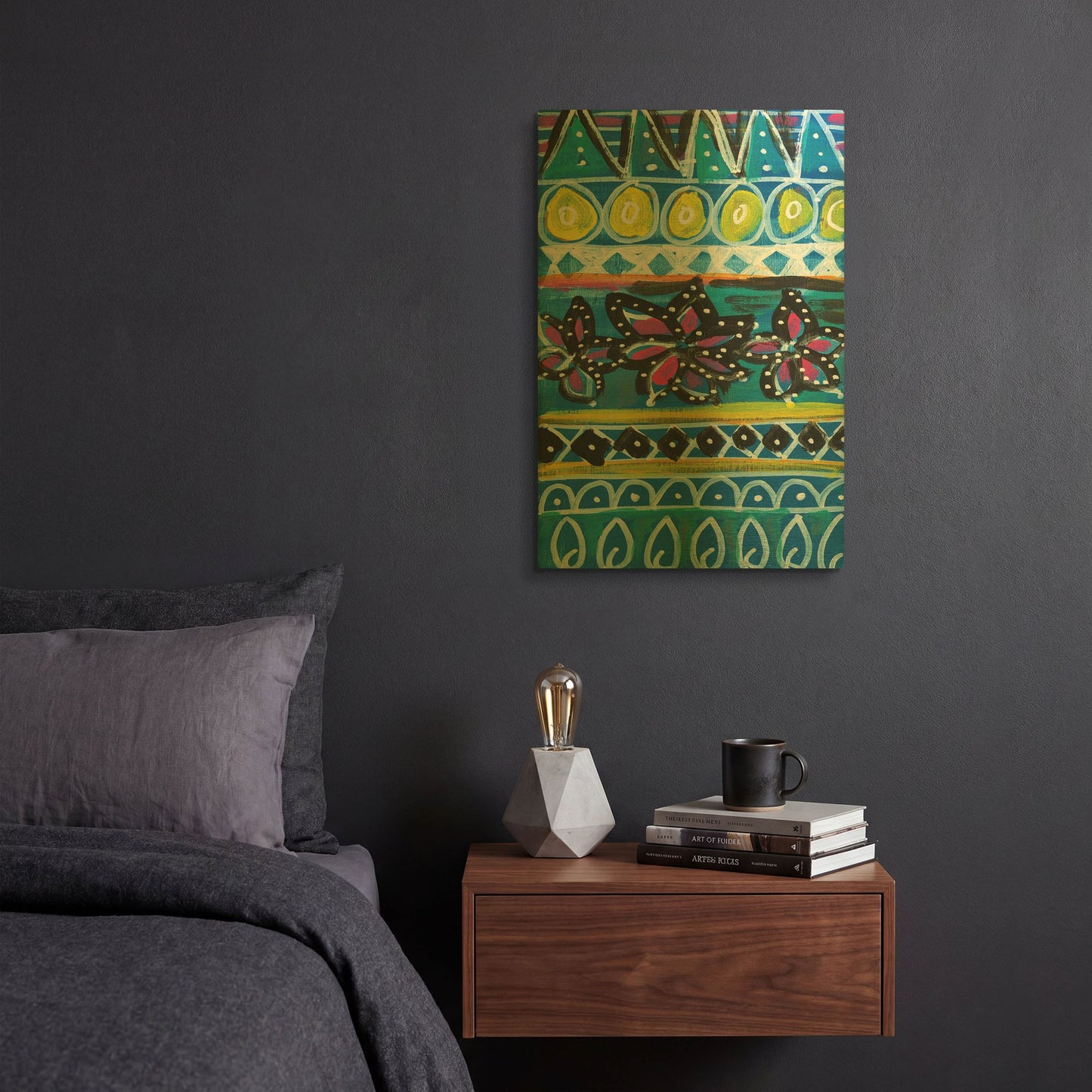 'LW2010' By Linda Woods Gold Metal Wall Art