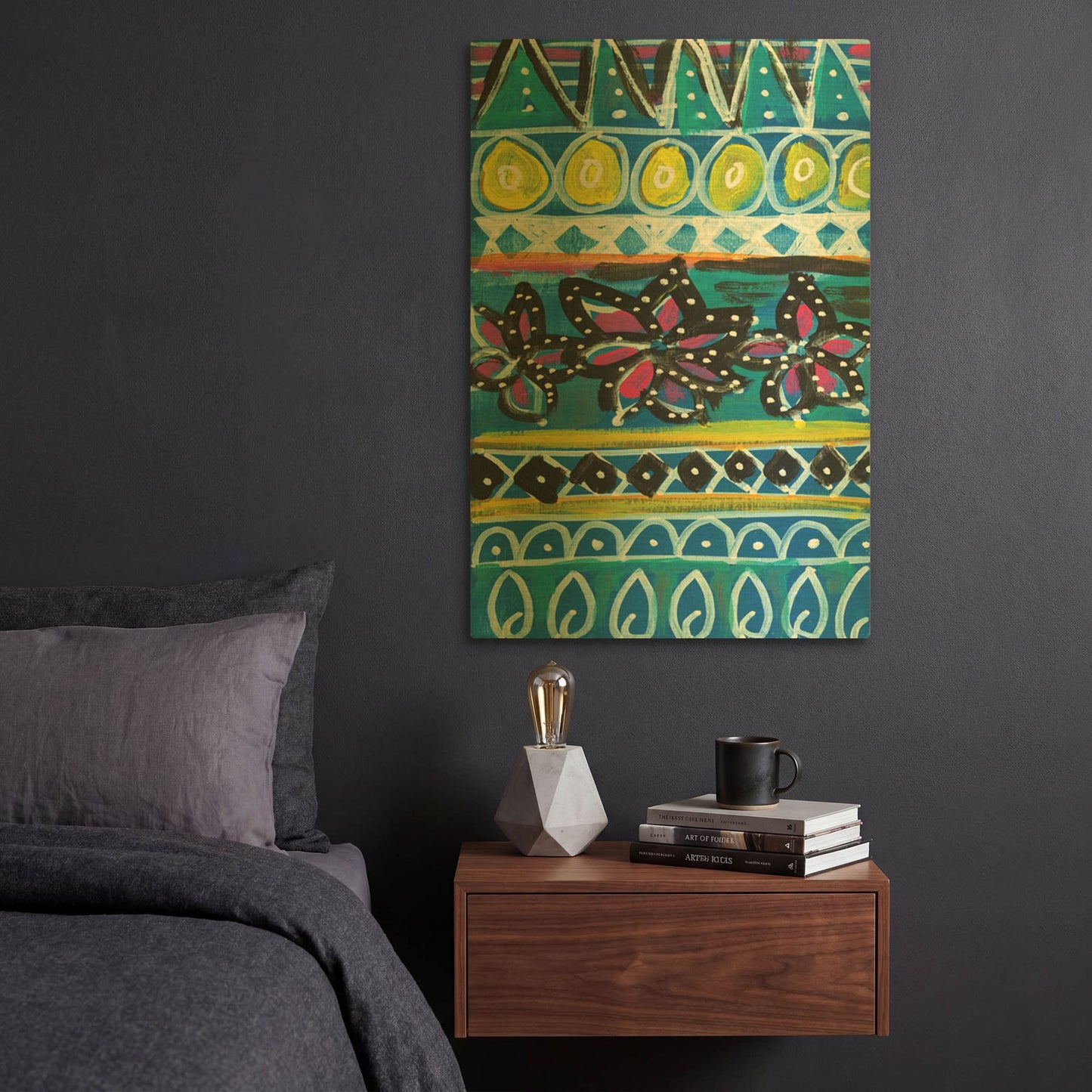 'LW2010' By Linda Woods Gold Metal Wall Art