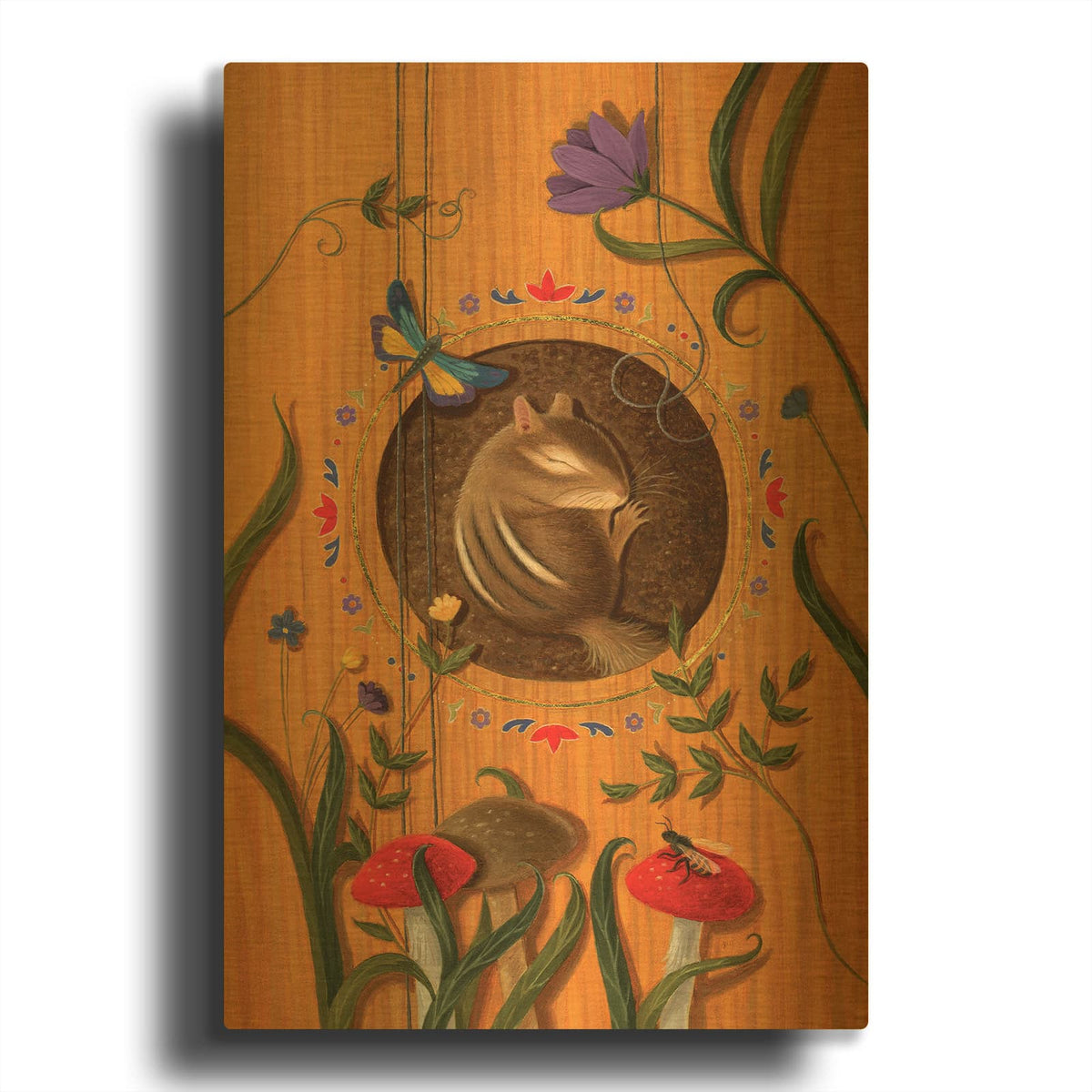 'The Luthiers Challenge' By Gina Matarazzo Gold Metal Wall Art