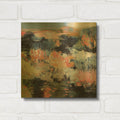 'Deep Waters' By Gocan Gold Metal Wall Art