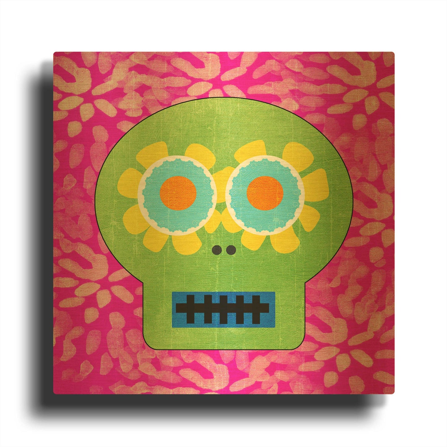 'LW2757' By Linda Woods Gold Metal Wall Art