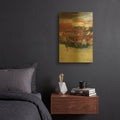 'Voyage No. 2' By Gocan Gold Metal Wall Art