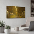 'Colors Of Autumn' By Goncalves Gold Metal Wall Art