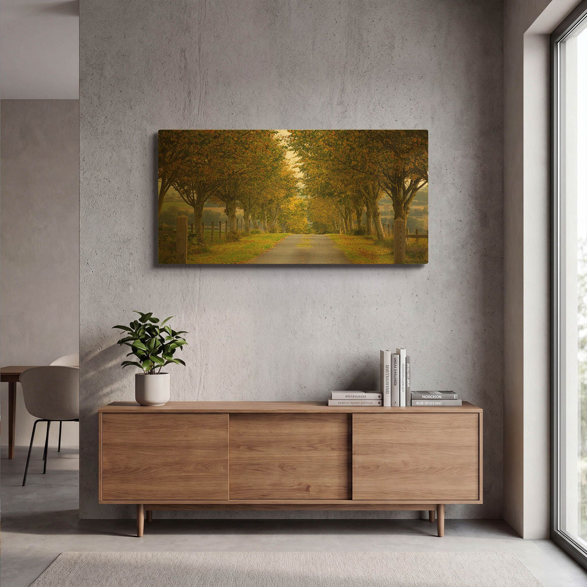 'Colors Of Autumn' By Goncalves Gold Metal Wall Art
