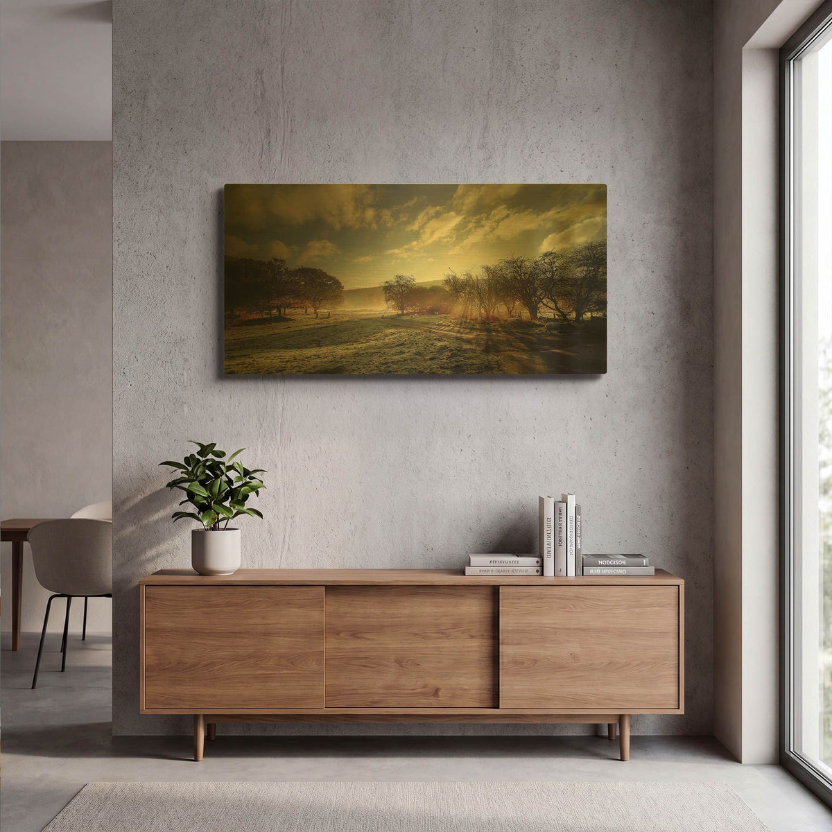 'Here Comes The Sun' By Goncalves Gold Metal Wall Art