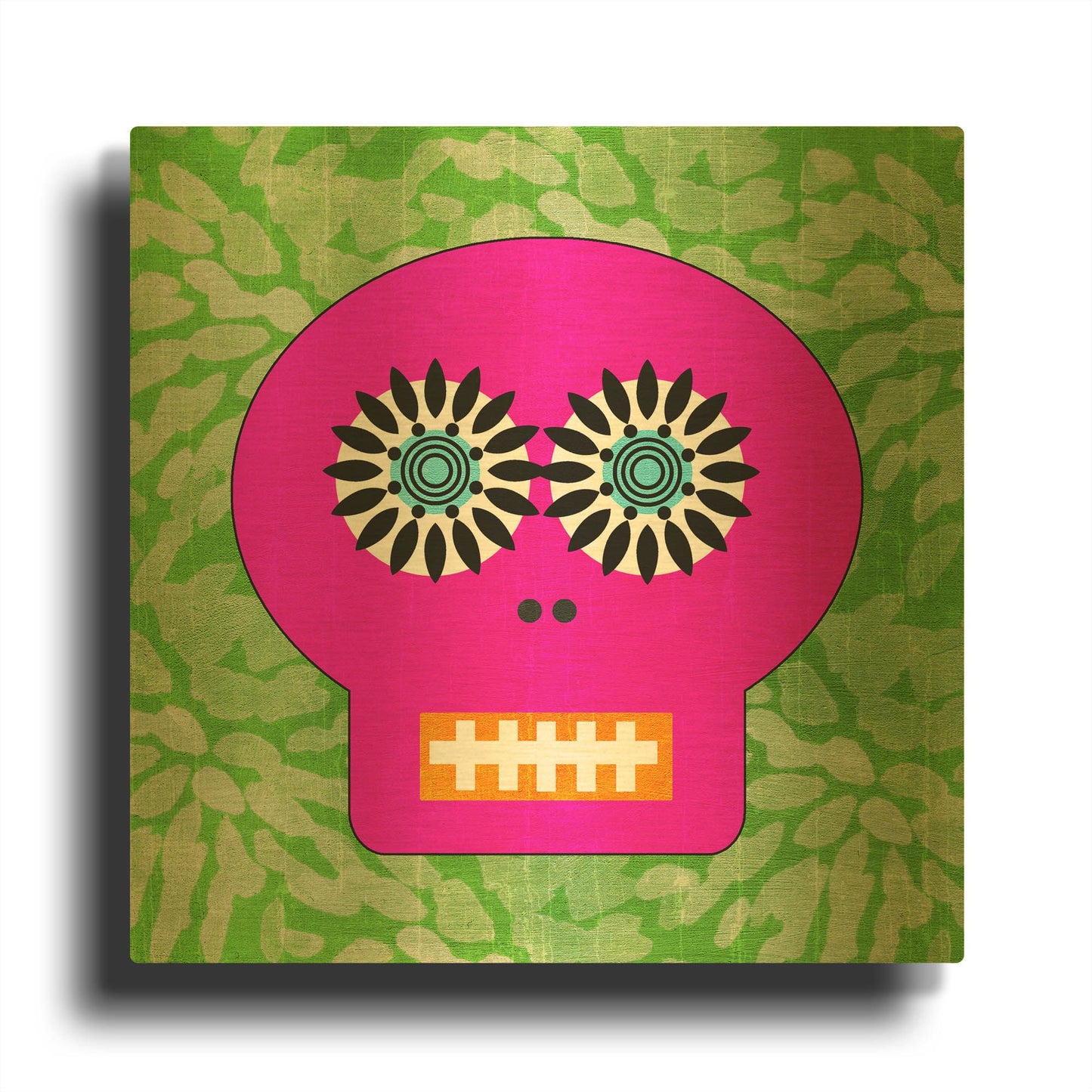 'LW2758' By Linda Woods Gold Metal Wall Art