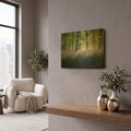 'Last Of The Bluebells' By Goncalves Gold Metal Wall Art