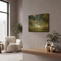 'Love Clouds' By Goncalves Gold Metal Wall Art