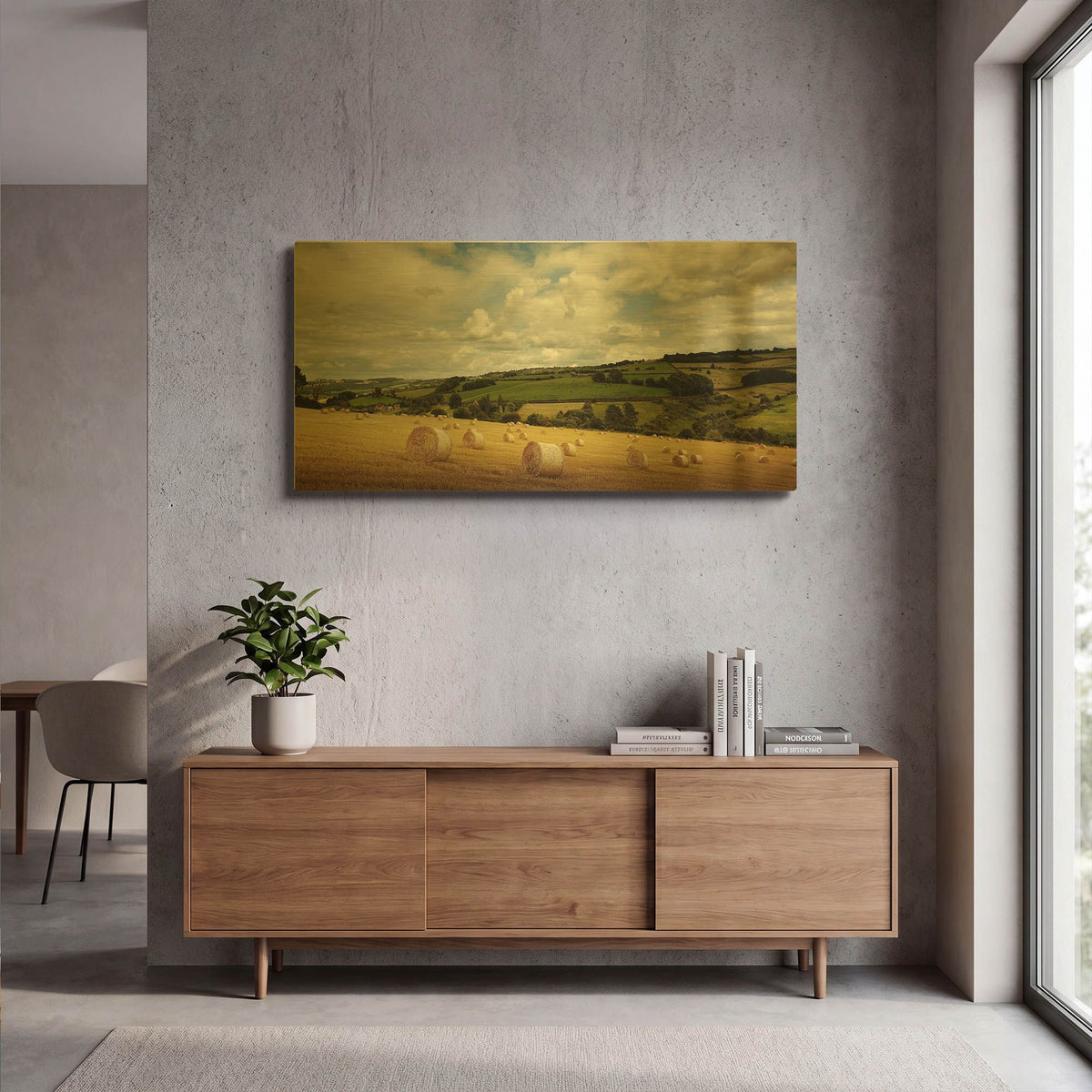 'Summer Time' By Goncalves Gold Metal Wall Art