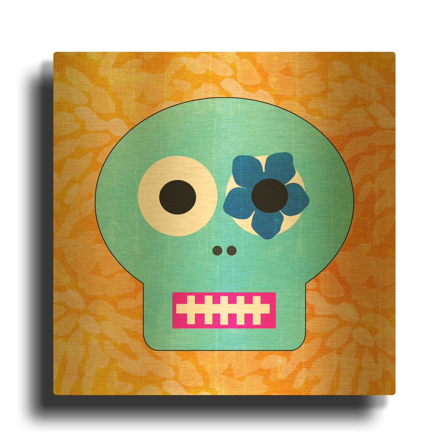'LW2759' By Linda Woods Gold Metal Wall Art