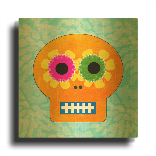 'LW2760' By Linda Woods Gold Metal Wall Art