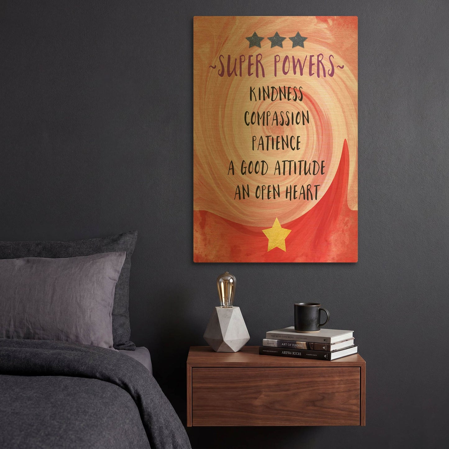 'LW2837' By Linda Woods Gold Metal Wall Art