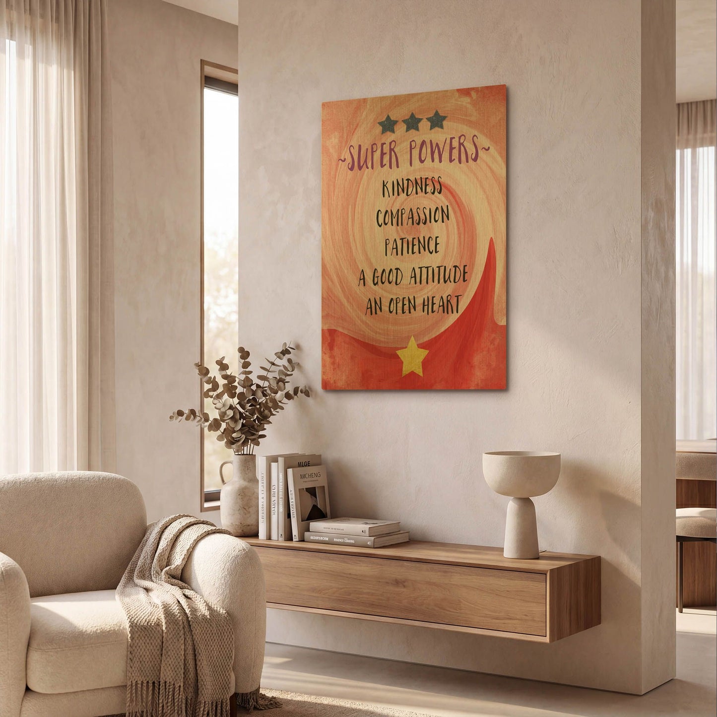 'LW2837' By Linda Woods Gold Metal Wall Art