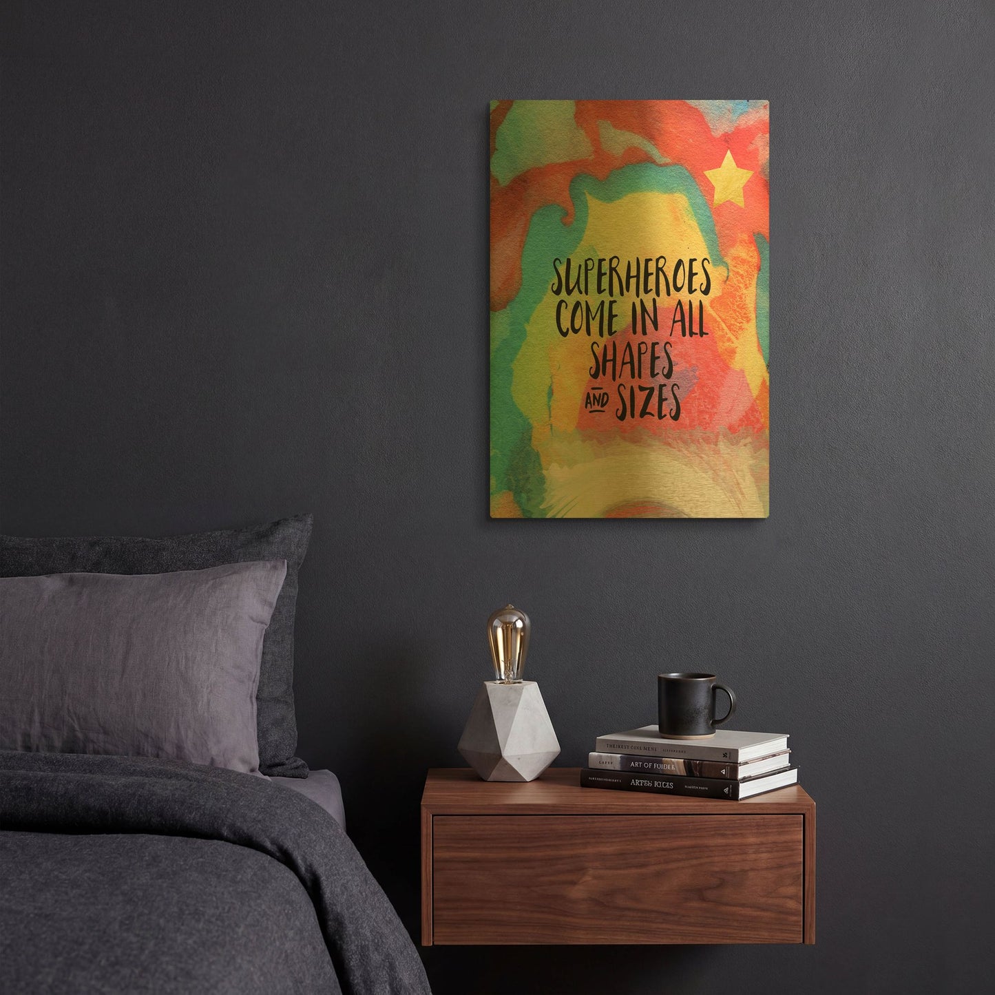 'LW2838' By Linda Woods Gold Metal Wall Art