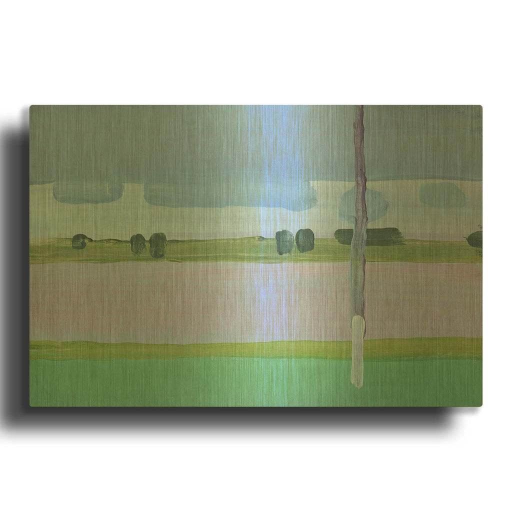 'Estuary' By Igor Nekraha Gold Metal Wall Art