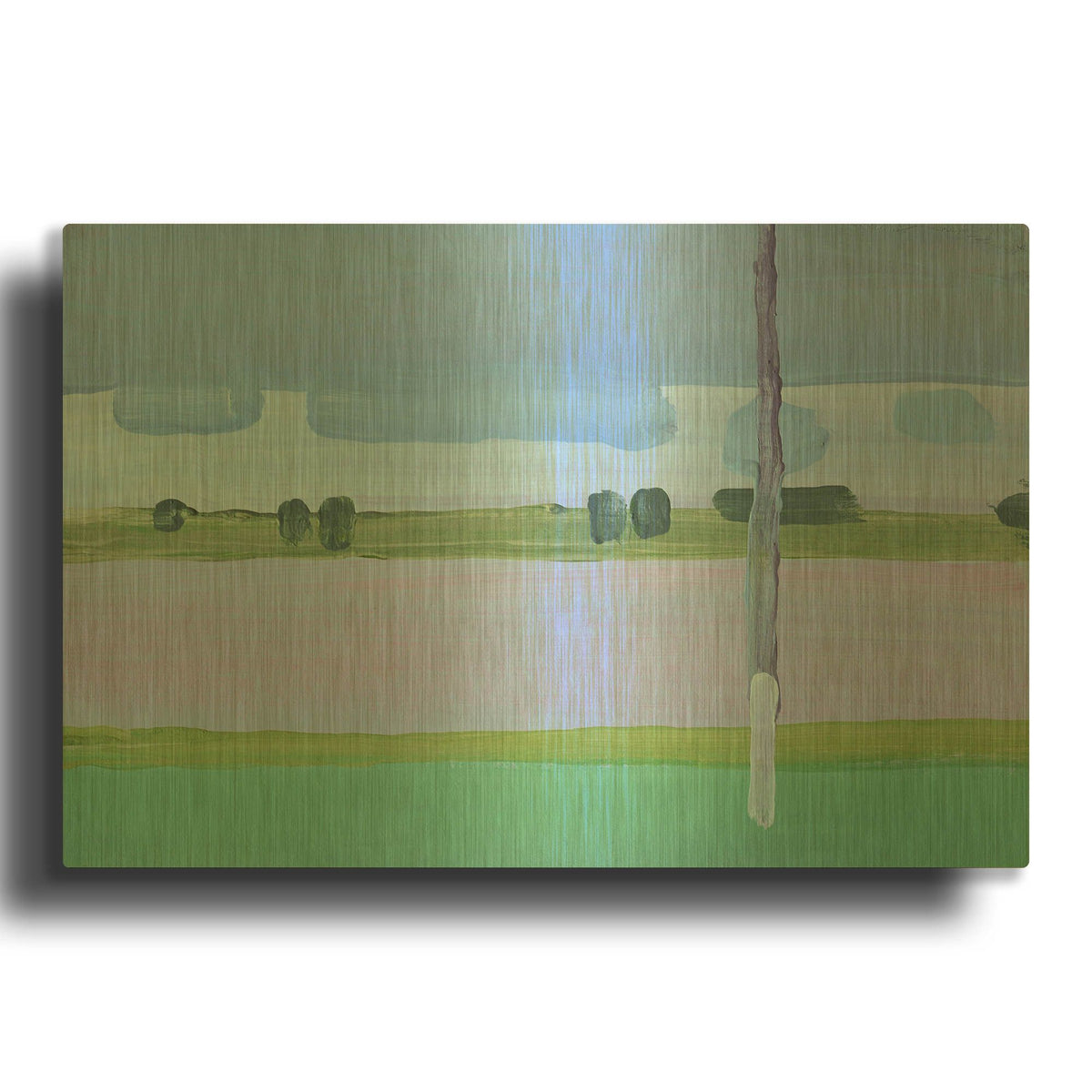 'Estuary' By Igor Nekraha Gold Metal Wall Art