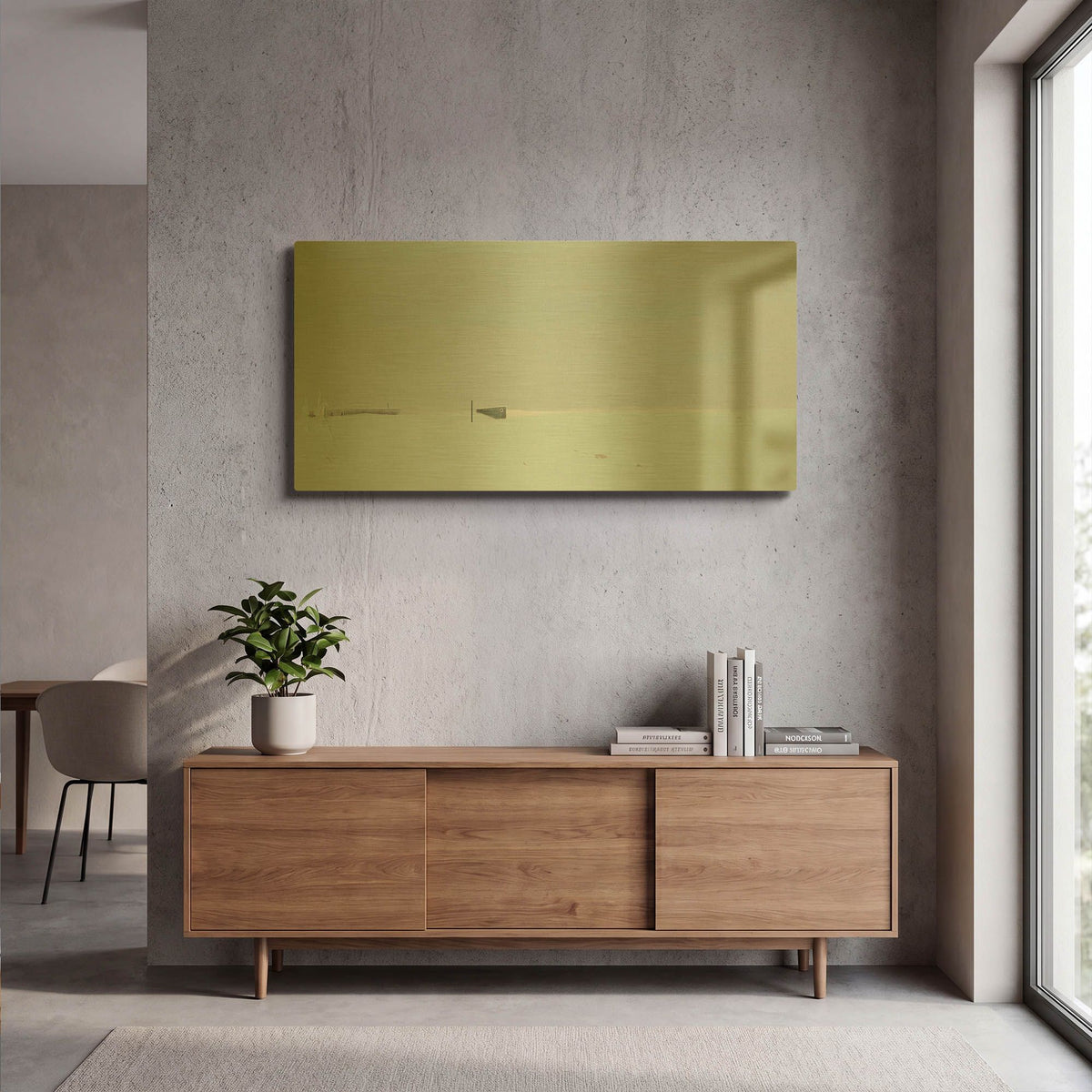 'At The Top Of The Mount' By Igor Nekraha Gold Metal Wall Art