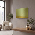 'On The Lake September' By Igor Nekraha Gold Metal Wall Art