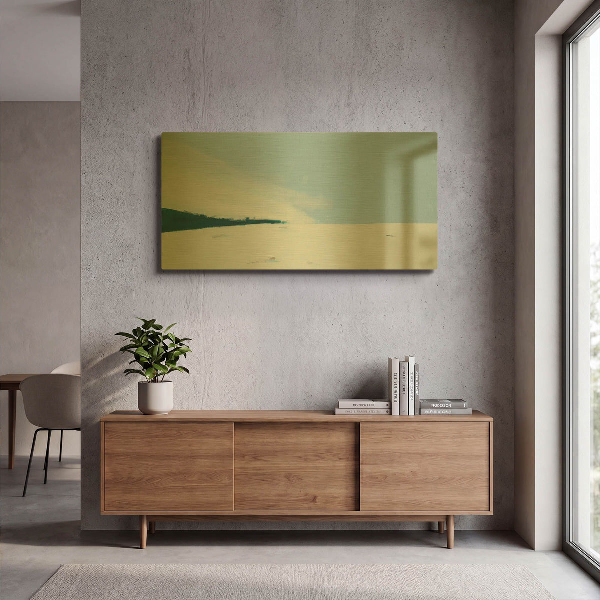 'Snowy Field' By Igor Nekraha Gold Metal Wall Art