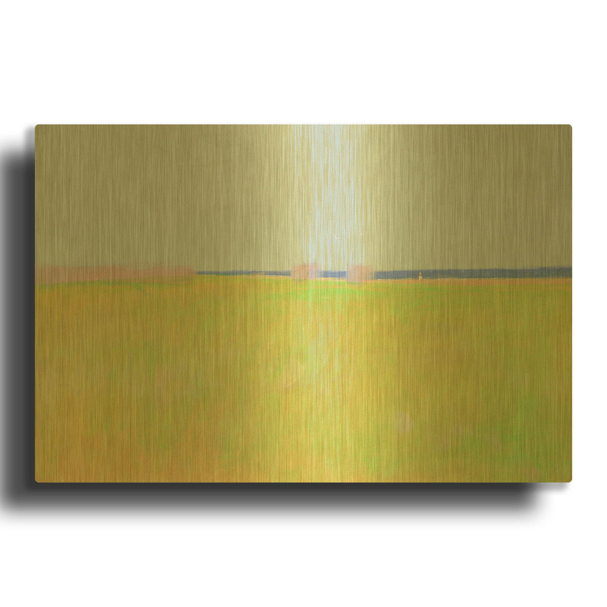 'Weekend Near The Sea' By Igor Nekraha Gold Metal Wall Art