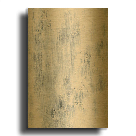 'Essential Invisible' By Ilana Greenberg Gold Metal Wall Art