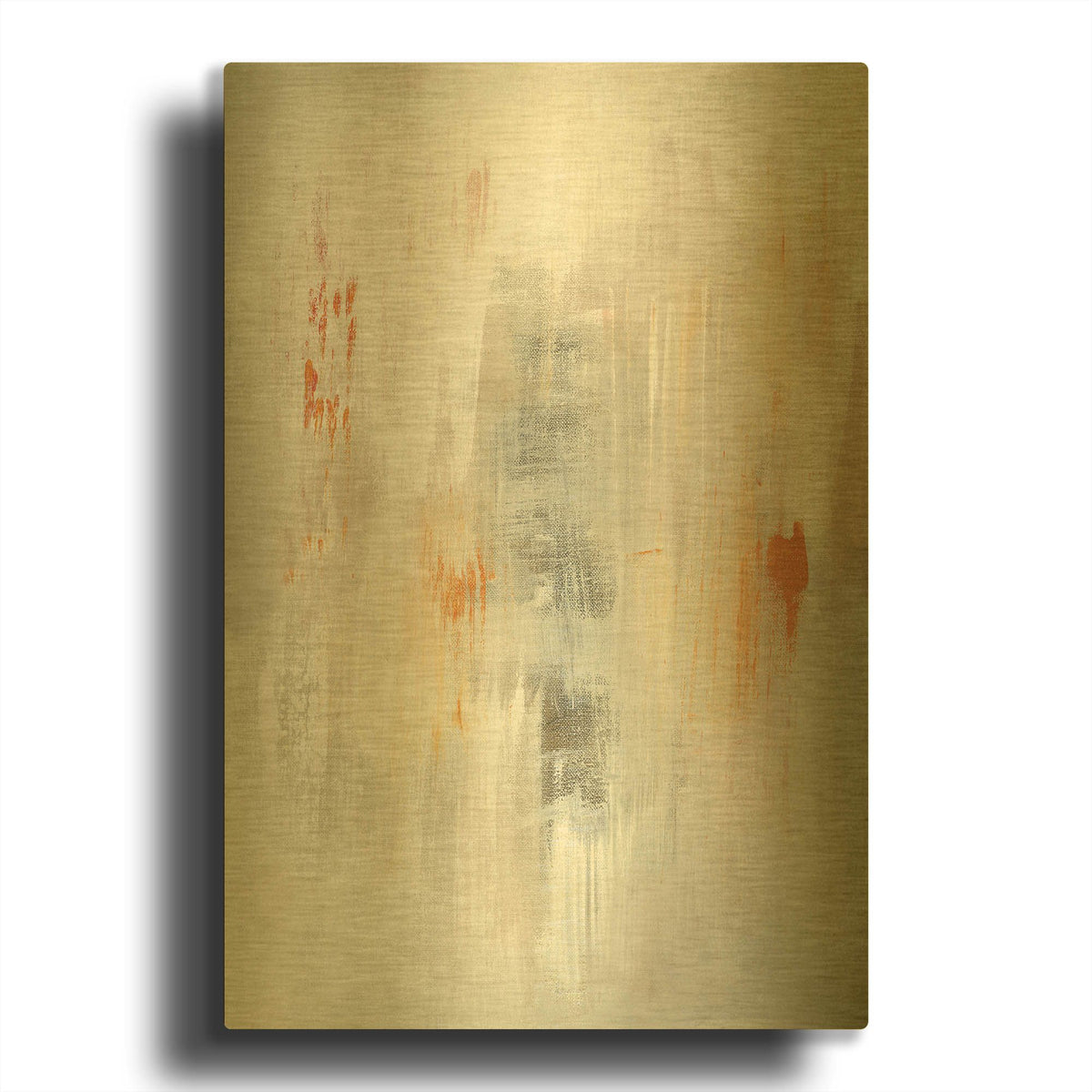 'Far And Away' By Ilana Greenberg Gold Metal Wall Art