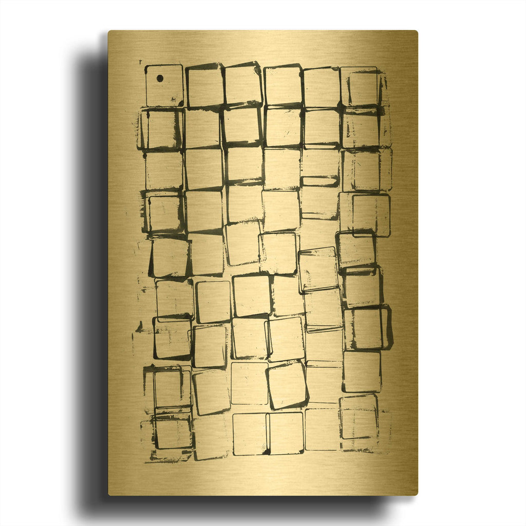 'Necessary Objects' By Ilana Greenberg Gold Metal Wall Art