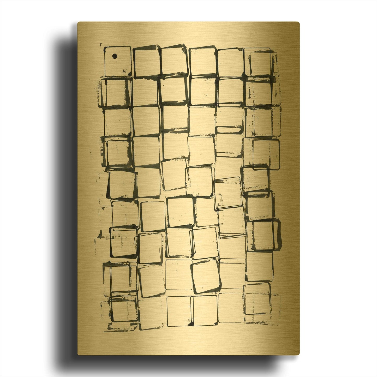 'Necessary Objects' By Ilana Greenberg Gold Metal Wall Art