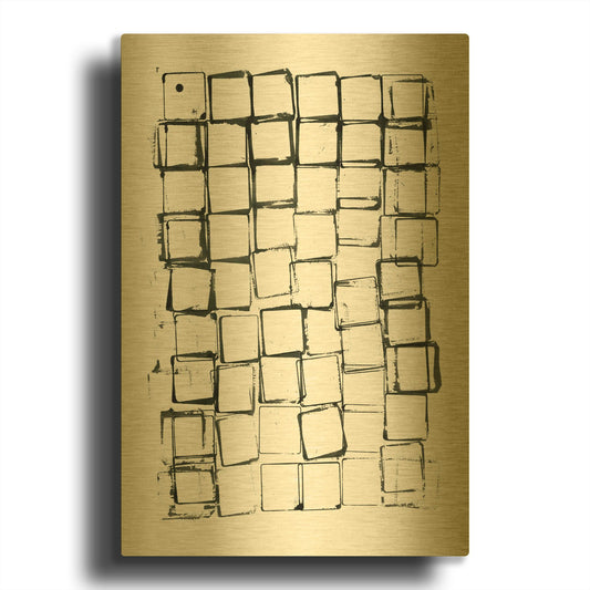 'Necessary Objects' By Ilana Greenberg Gold Metal Wall Art