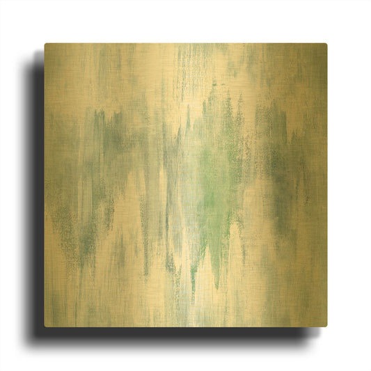 'Ocean Mist' By Ilana Greenberg Gold Metal Wall Art