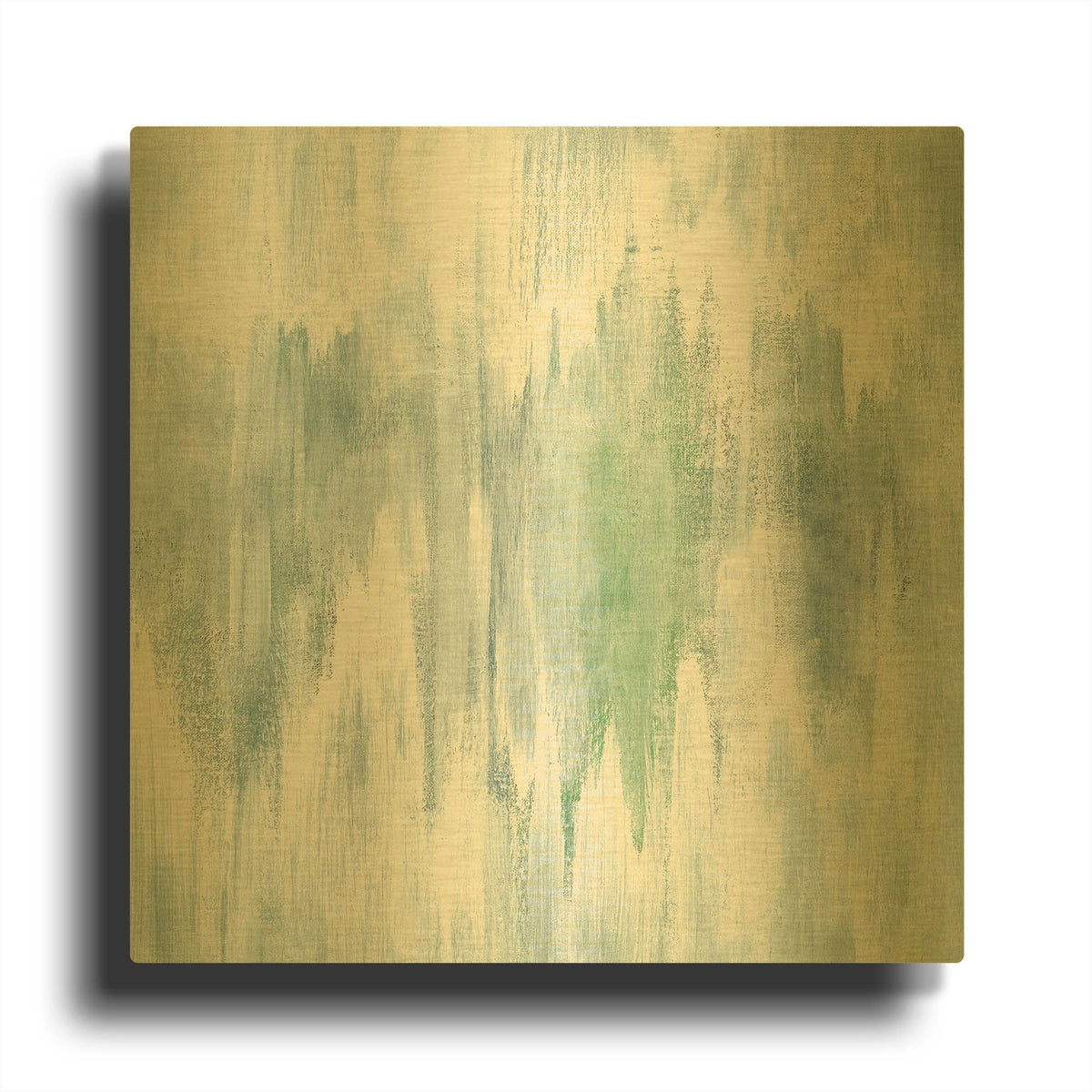'Ocean Mist' By Ilana Greenberg Gold Metal Wall Art