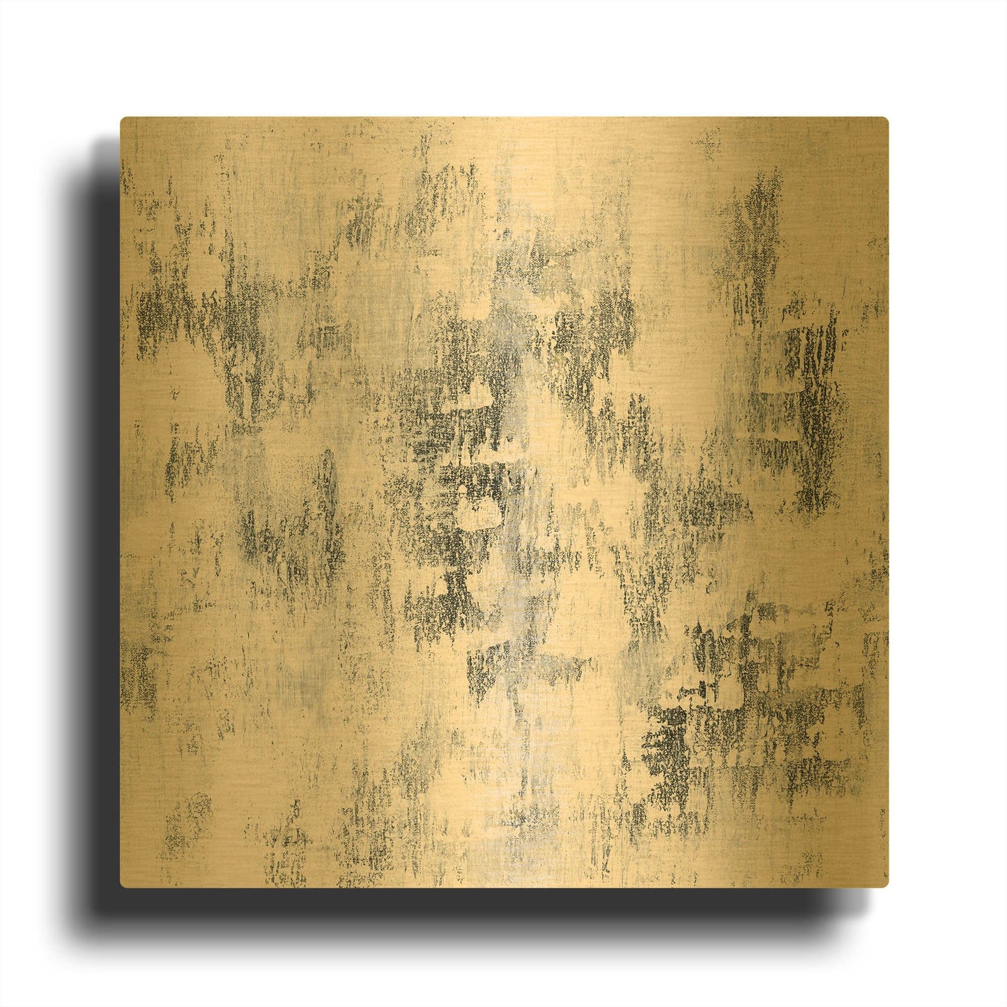 'Tranquility' By Ilana Greenberg Gold Metal Wall Art