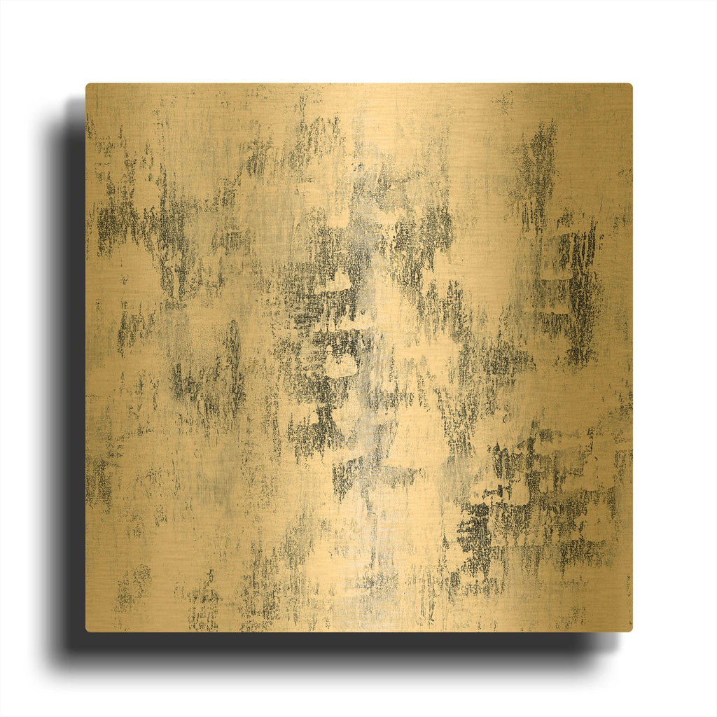 'Tranquility' By Ilana Greenberg Gold Metal Wall Art