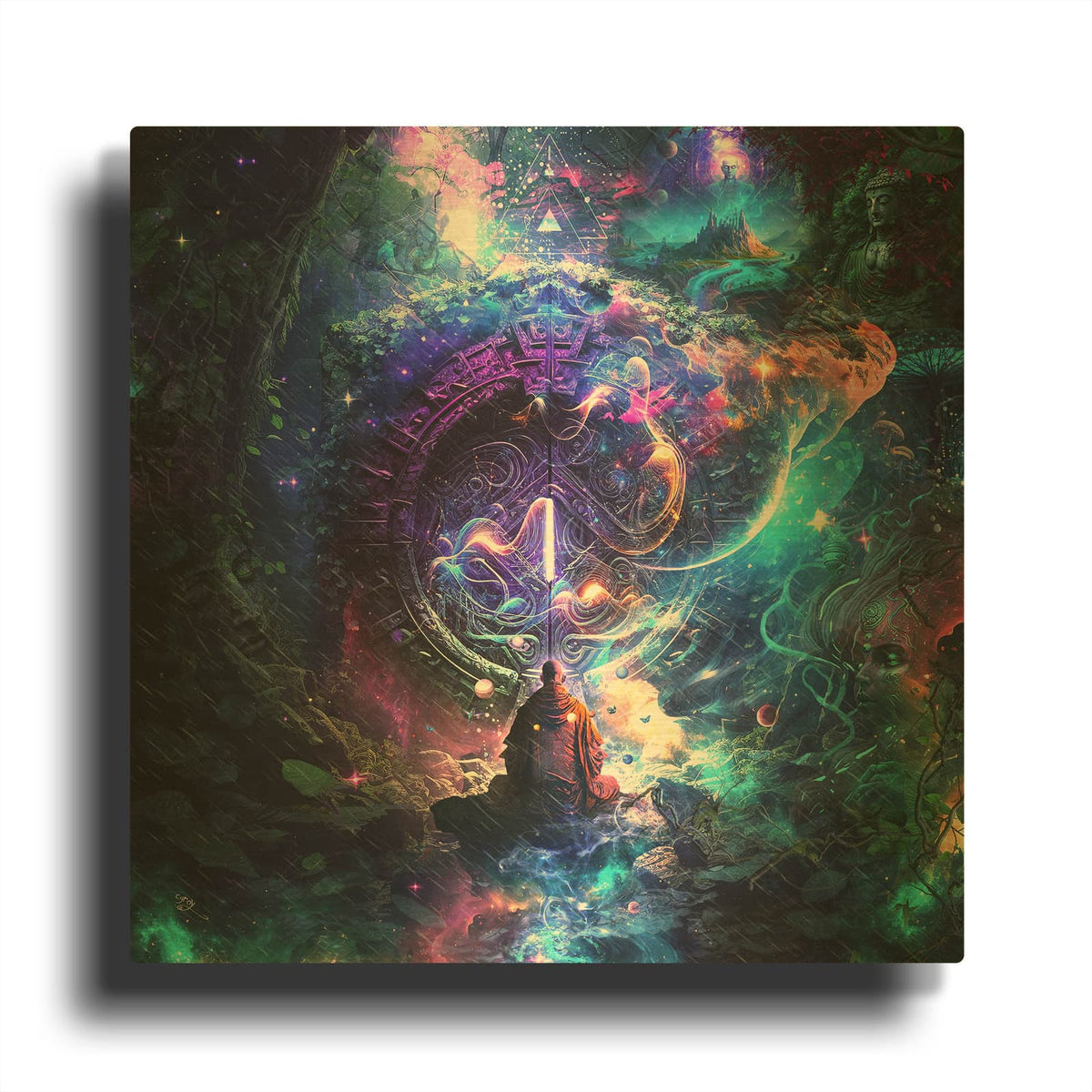 'Somewhere To Dream' By Cameron Gray Gold Metal Wall Art
