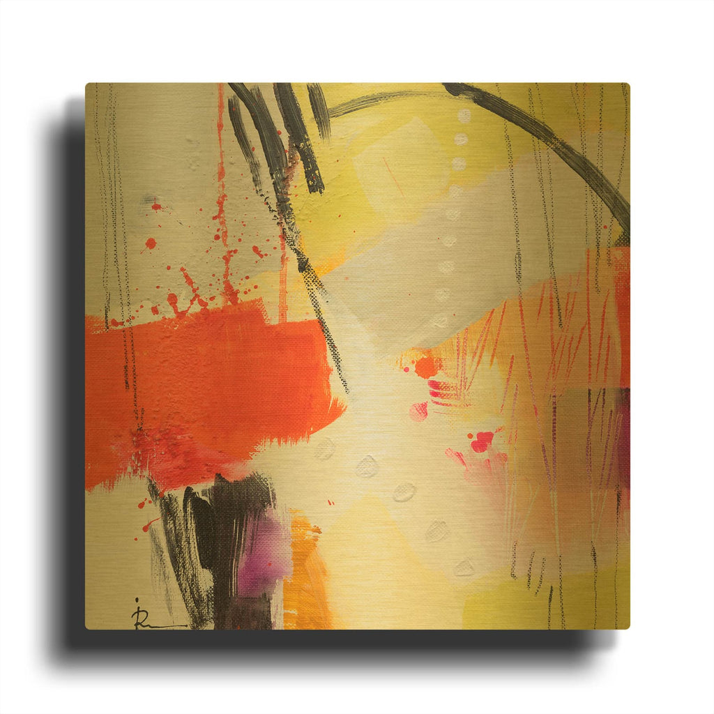 'Untitled 304' By Ira Ivanova Gold Metal Wall Art