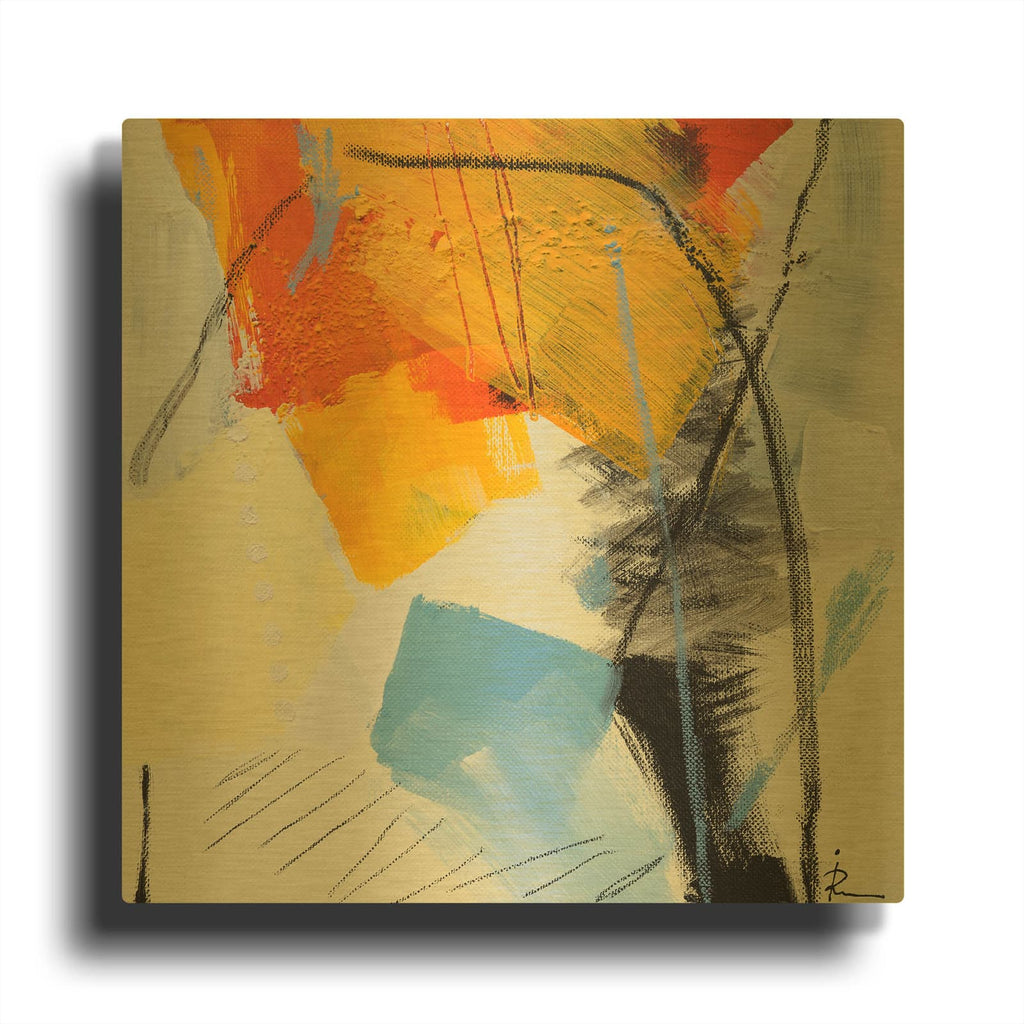 'Untitled 305' By Ira Ivanova Gold Metal Wall Art