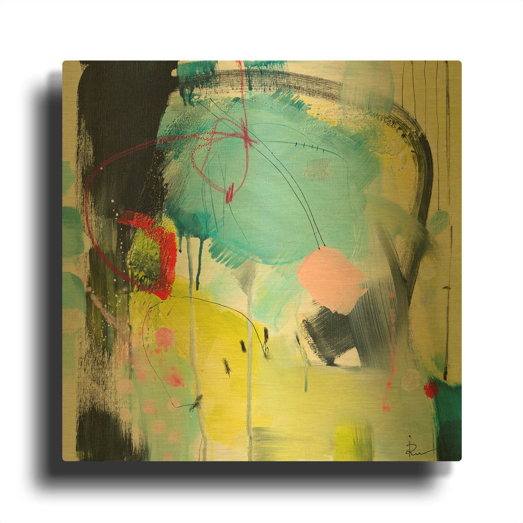 'Untitled 45' By Ira Ivanova Gold Metal Wall Art