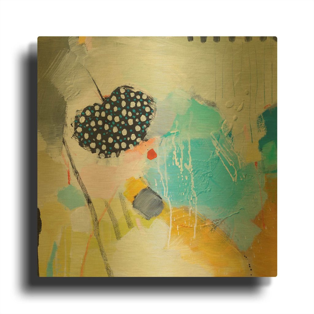'Untitled 61' By Ira Ivanova Gold Metal Wall Art